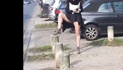 Hanover'de şehvetli orta yaşlı seksi kadın
