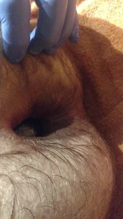 Asshole stretched and left gaping and drooling for more