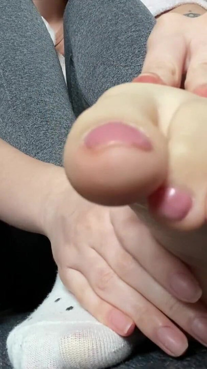 Teasing with my dirty socks and smelly feet | Clip 1