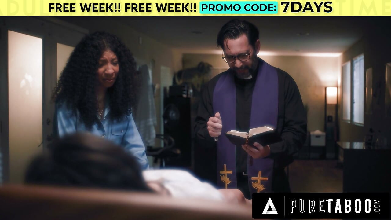 PURE TABOO Desperate Lulu Chu Haunted By A Sex Demon BEGS Mature Priest To Feed Her Desires