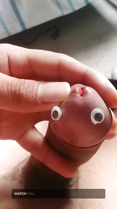 I Put Eyes on My Penis and Masturbate Until I Cum. Do You Want to See?