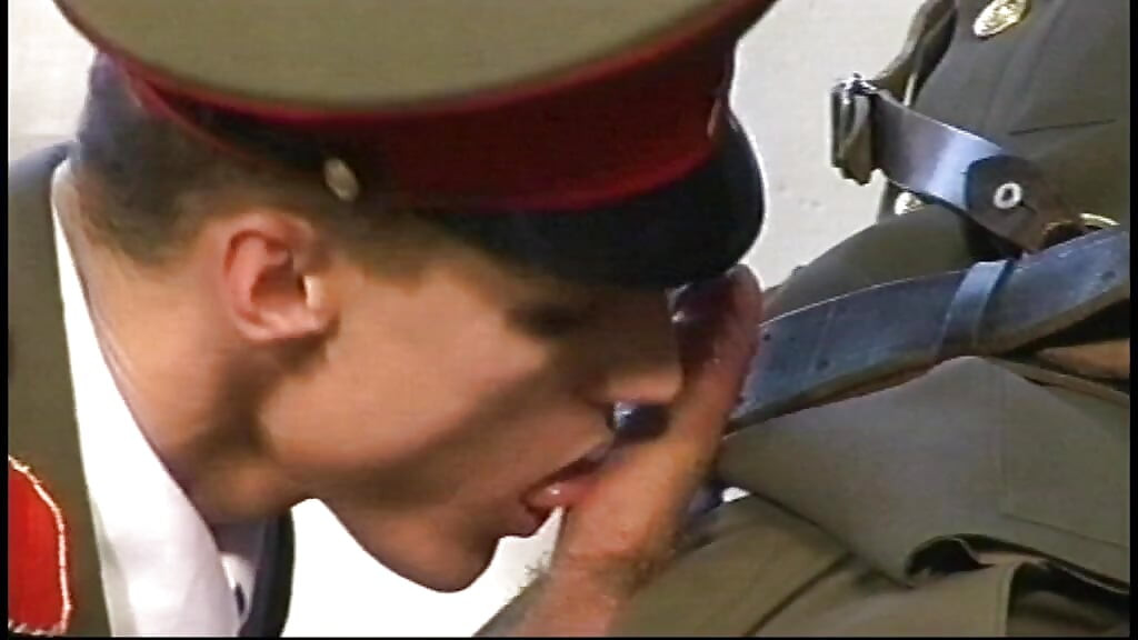 I Am a Young Muscle Soldier and I Take Two Hung Studs Anal