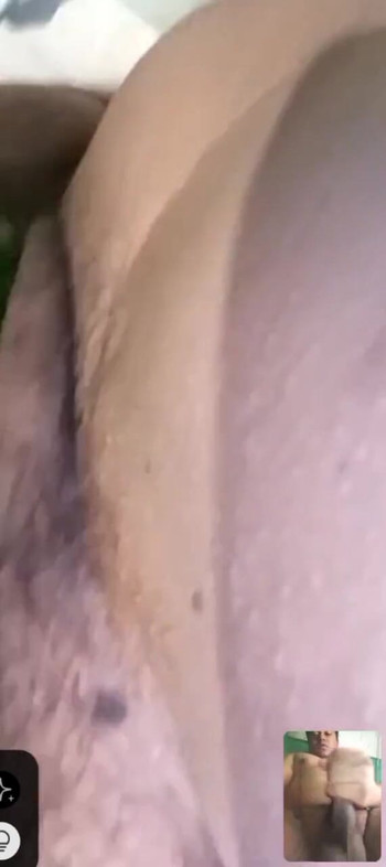Unforgettable moment from "Another hot video call from my hairy stepsister putting cucumber in her pussy"