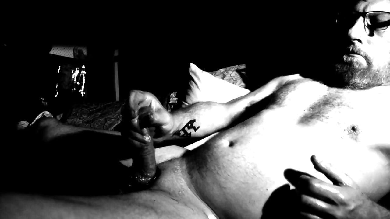 Cumming on a sock and laughing