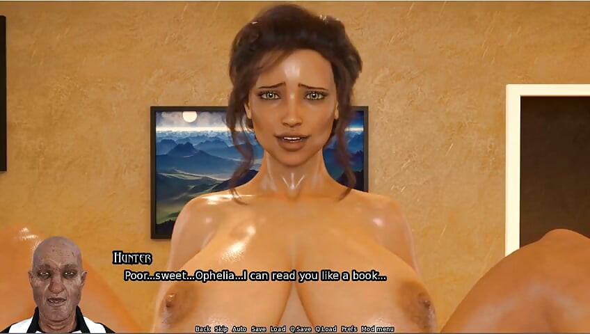 Power Vacuum - Gameplay - Roleplay - Ophilla - Ntr Scene - Big Boobs MILF Gets Fucked by an Old Man