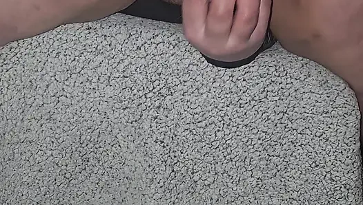 Feeling the Rubber Cock Push in My Holes