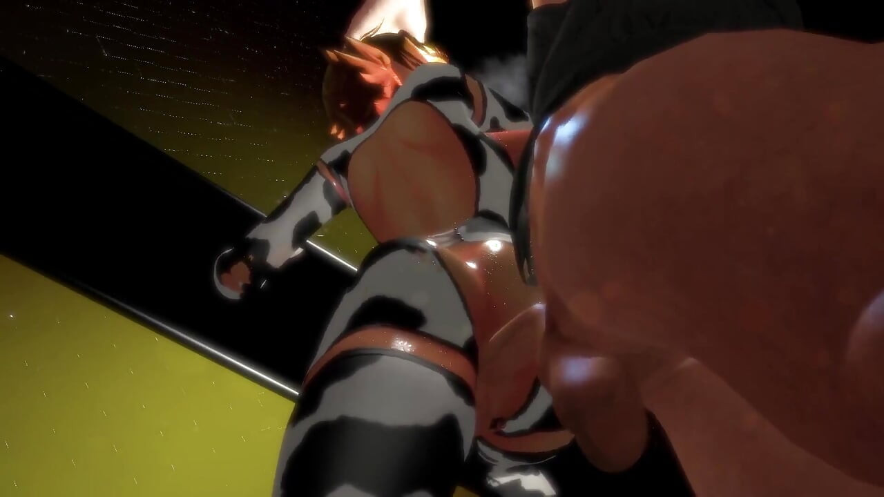 Anime inek kız kafese karşı sert sikiliyor