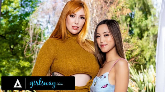 GIRLSWAY - Lauren Phillips And Alexia Anders Spend Their Spring Break Home Masturbating Together