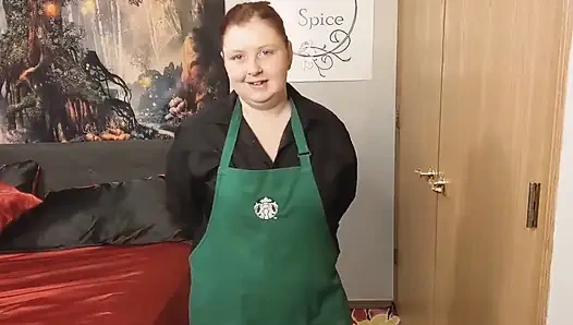 Striptis apron Starbucks