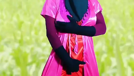 Cock inserted into Shali's tight pussy