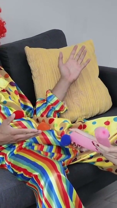 Mylf - Beautiful Milf Pissed Off By Clown She Hired For Being Late & Rides His Cock | Clip 1