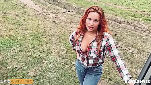 Horny Redhead Wife Ditches Husband to Fuck Campground Stud with Squirting and Creampie