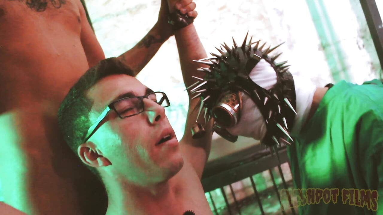 FleshPotFilms: Willy Wanker Lets Leo Rex And James Oakleigh Pleasure Him