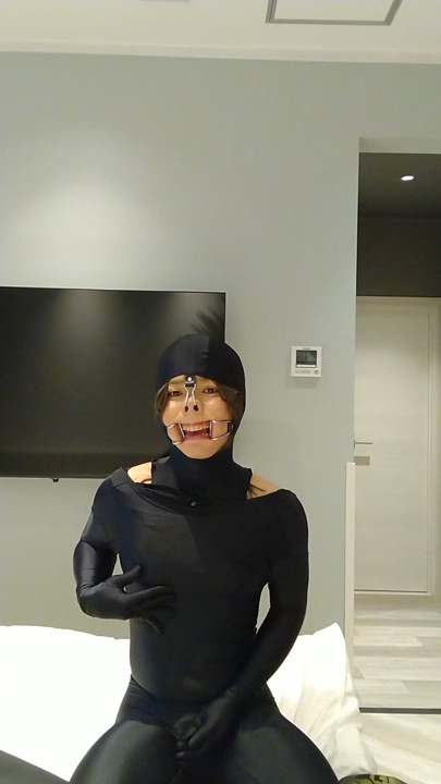 Japanese masturbate crossdresses zentai | Clip 1