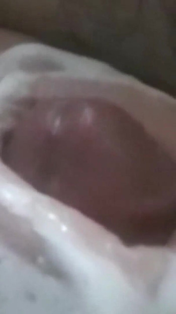 Jaw-dropping moment from "Big dick thick dick in the bathroom Masturbation video Anyone want to eat thick dick?"
