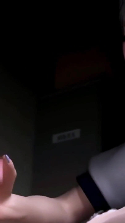 Captivating moment from "Cute bigboob student and her classmate at changing room - Hentai  3d 75"