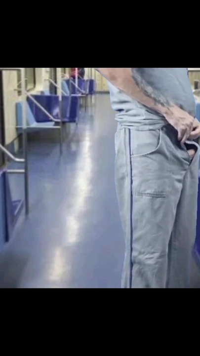 Iconic moment from "Pervert gets on the train rubbing cock on women in public!"