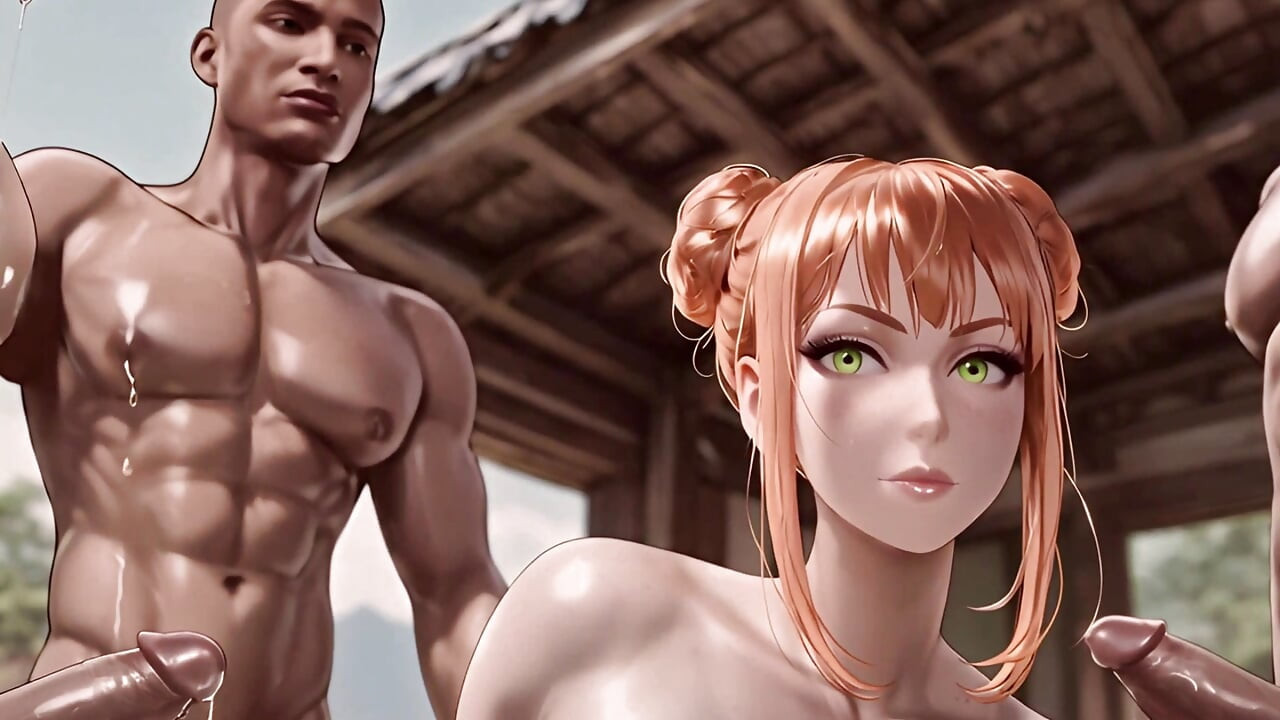 Filthy Ginger Hair Babe with Perfect Big Tits Gets Her Massive Tits Fucked and Covered in Cum
