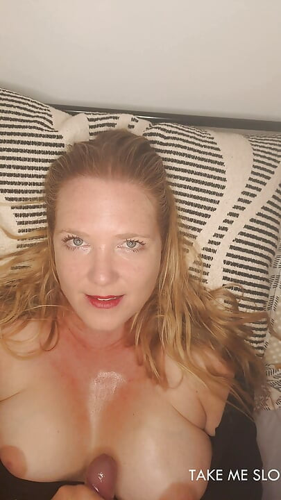 Please paint me with your hot cum! Curvy MILF POV Handjob - TAKE ME SLO