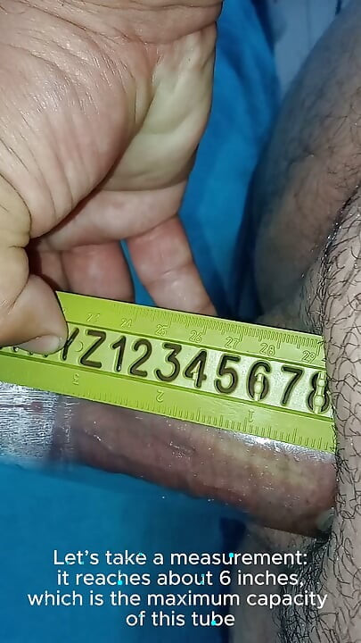 POV: Een penis-pomp testen.