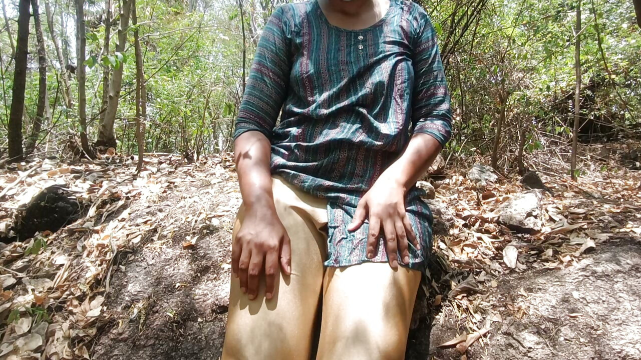 Unexpected experience in forest outdoor