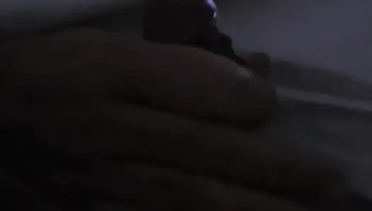 Naughty milf giving handjob