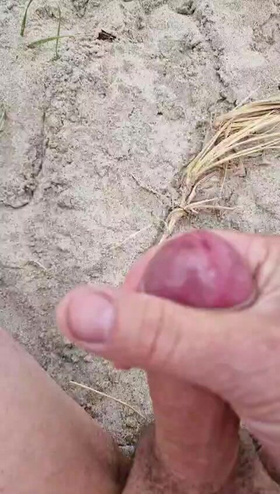 Beach FKK Solo Masturbation