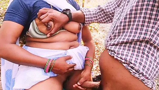 Desi Outdoor Jungle Fuck. Stepmom and Stepson Hardcore Fucking in Forest. Telugu Dirty Talks.