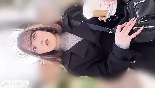 Tagsüber spazieren macht gewagtes, mutiges ausblieben und aufsteigende spannung führt zu einem intensiven creampie-moment