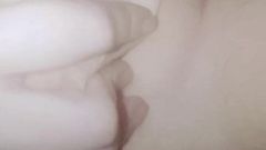 Lahore wife squeezing her boobs