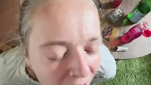 Quiet garage fun - we had to be careful