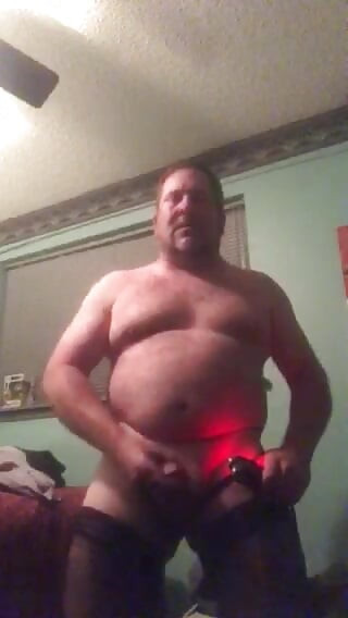 Brandon Hegsted using a stungun on genitals  to build up bdsm levels