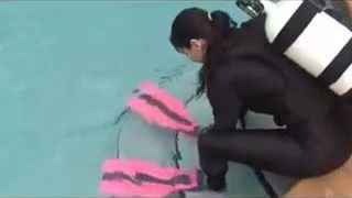 Entrenamiento de regulador de buceo