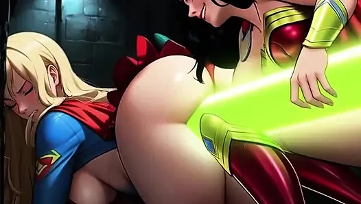 Supergirl Gets Tied Up And Penetrated!