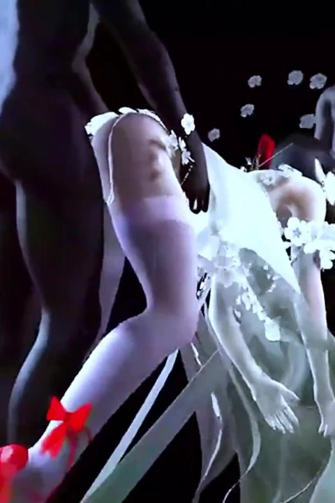 两个大黑屌操大奶子 - 3D 动画 244