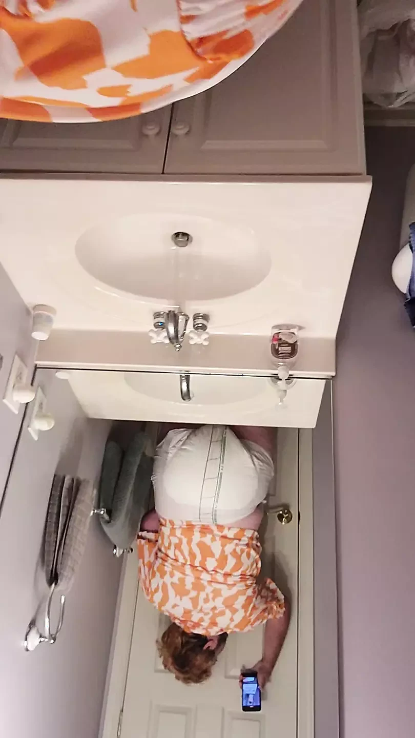 Trans Slut Floods Diaper