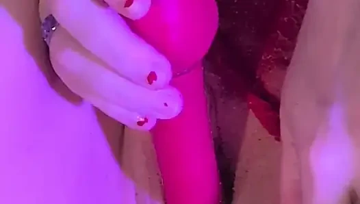 Elara lagi aseng mainin vibratornya sampai kakinya dicrot sperma!