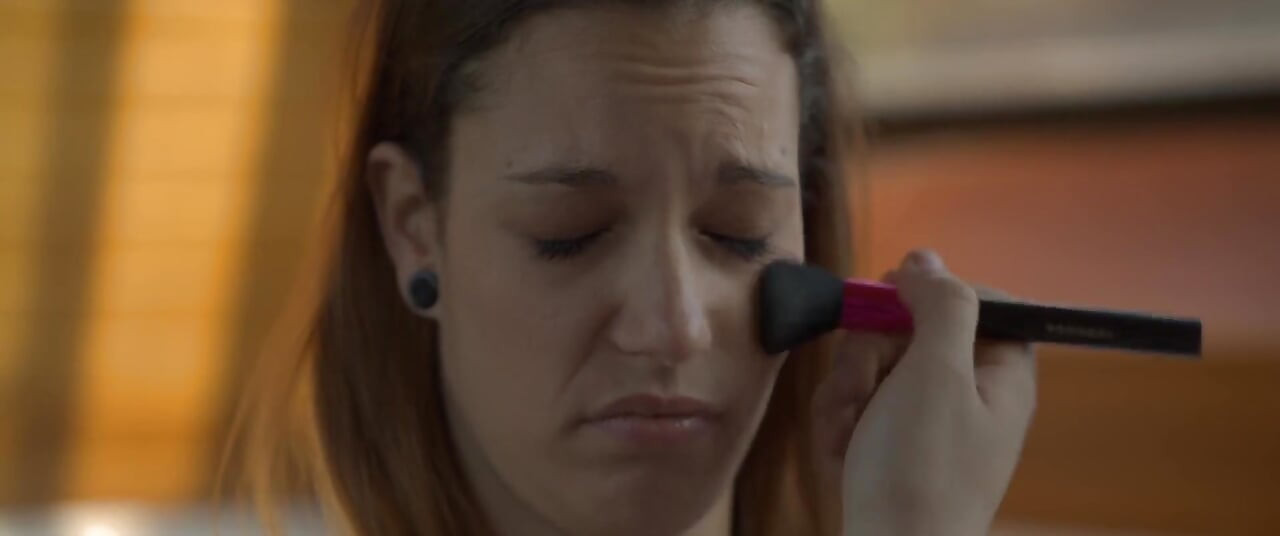 Maquillaje lesbická akce s lízáním kundičky