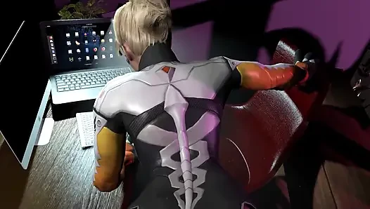 Mercy Is a Demon in Bed - Overwatch Parody