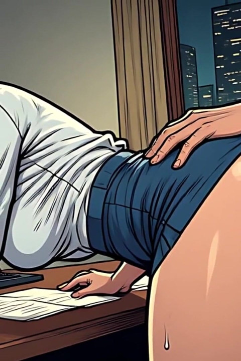 Kancelarijski seks strip stil