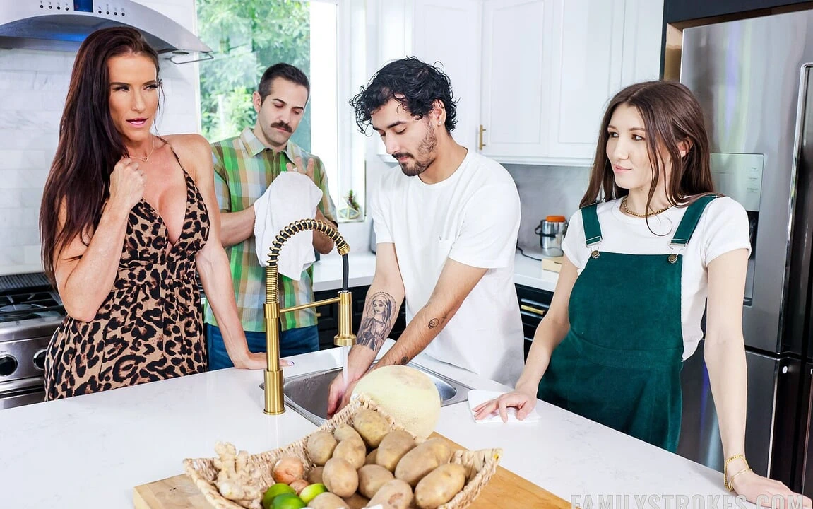 They Can't Win No Nut November Around Two Hot, Horny Women Desperate for Two Big Cocks