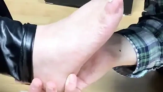 He Takes His Meal Thanks to My Feet...