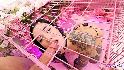 Розовая комната эпизод 30: татуированная шлюшка Mag онемела используется и уничтожается