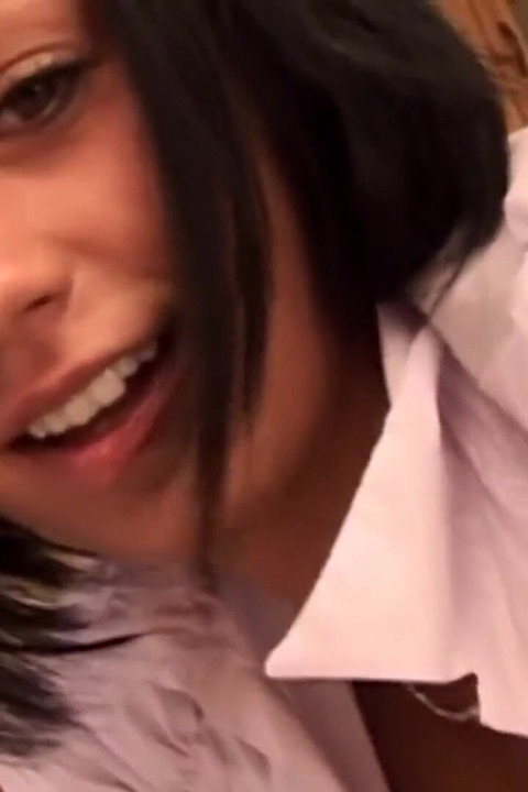 Brunette beauty with round ass gets fucked and facialized