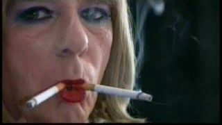 T-Girl Samantha is made to smoke two