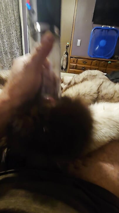 Fur fetish masterbator
