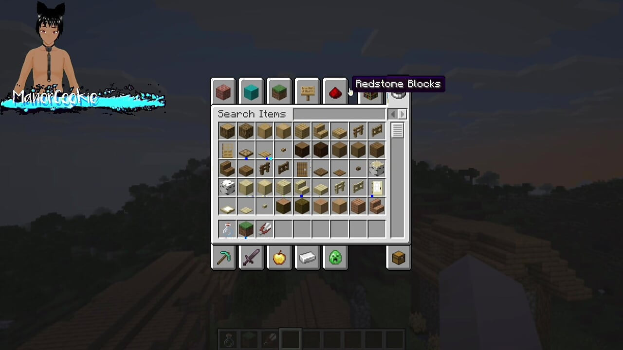 Minecraft mod Needs of Nature - Steve and alex masturbating and showing off some features! Like Cum!