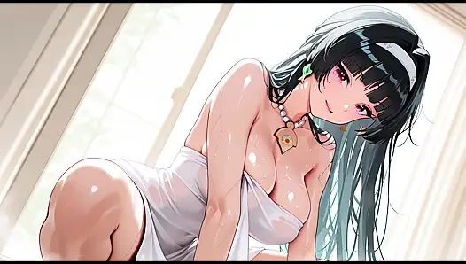 Astra Yao duş alıyor. Duşta seks. Astra Yao hentai cosplay