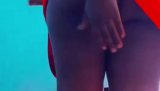 Masturbating