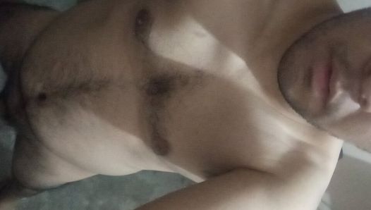 I'm naked in my room playing with my cock